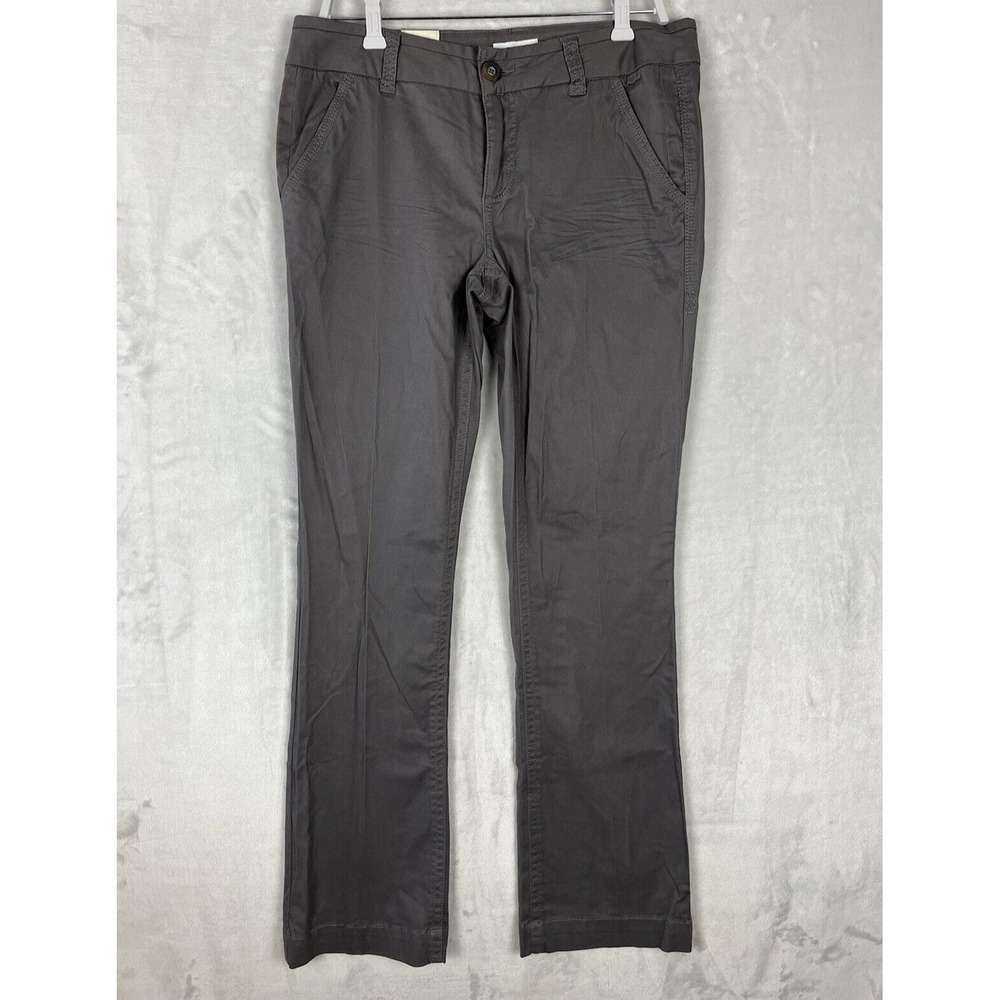 BKE Buckle Women's Pants 30L Gray Chino Mollie Bootcut Stretch Casual Preppy